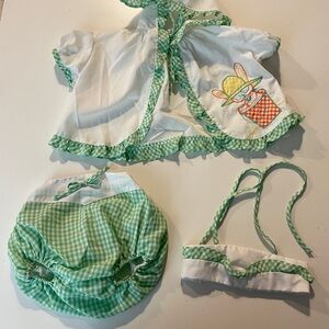 Vintage baby matching set